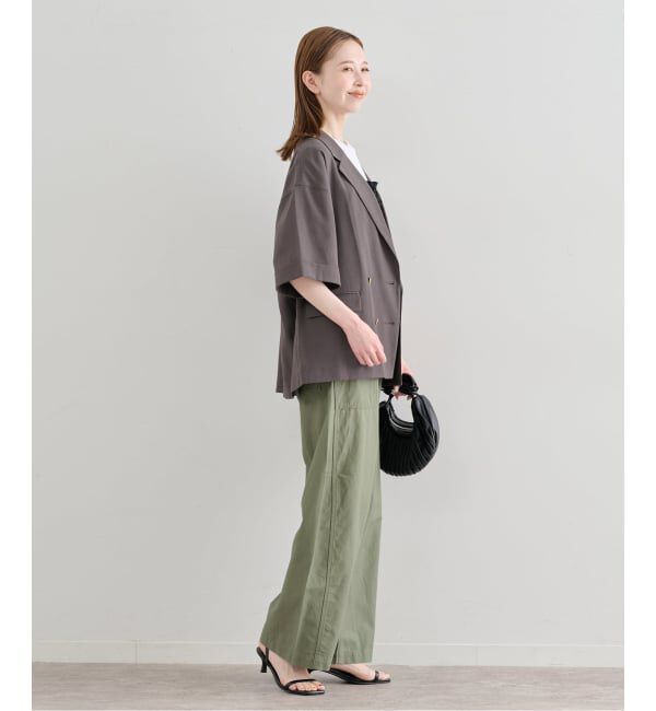 U by SPICK&SPAN「《予約 / 限定カラー》ウォッシャブルリネンジャケット」|テーラードジャケット|