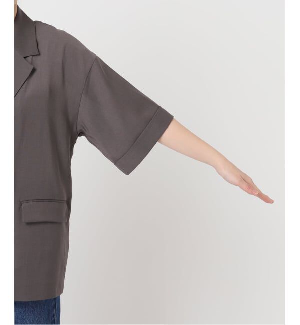 U by SPICK&SPAN「《予約 / 限定カラー》ウォッシャブルリネンジャケット」|テーラードジャケット|