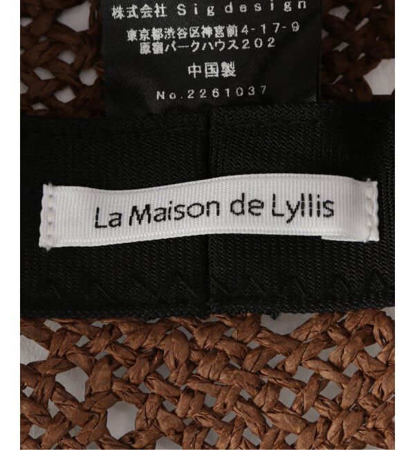 Spick and Span「La Maison de Lyllis / メゾンドリリス ANGLE」|ハット|