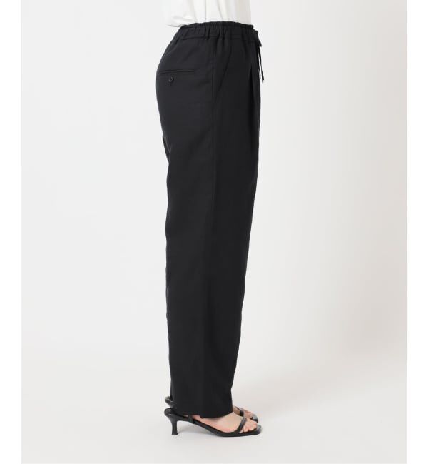 U by SPICK&SPAN「《予約》VIS麻イージータックスラックス」|スラックス|