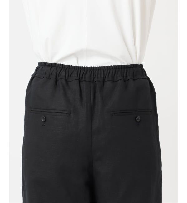 U by SPICK&SPAN「《予約》VIS麻イージータックスラックス」|スラックス|