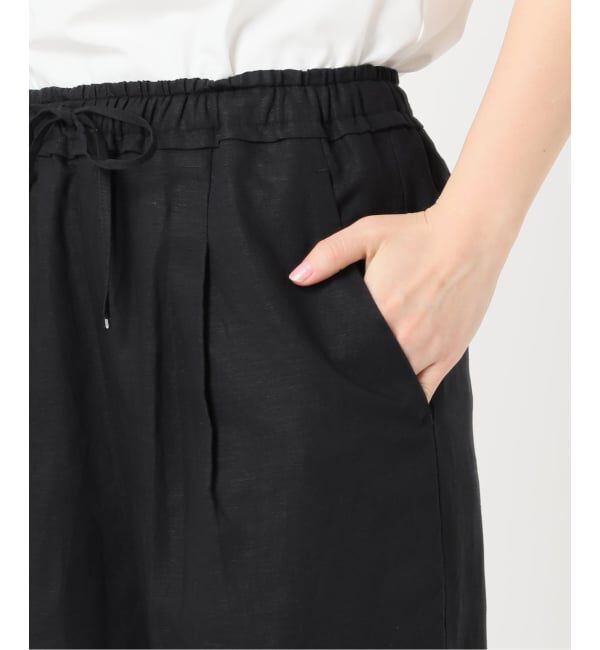 U by SPICK&SPAN「《予約》VIS麻イージータックスラックス」|スラックス|