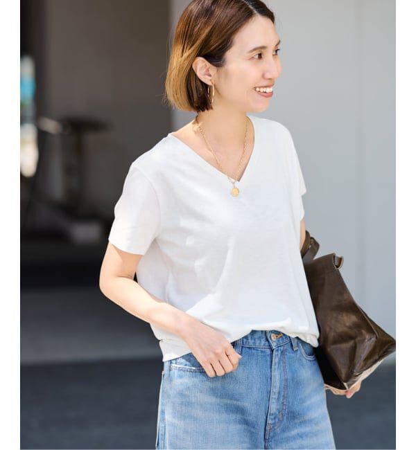 FRAMeWORK「TCR-V/N-Tee」|Tシャツ・カットソー|ホワイト