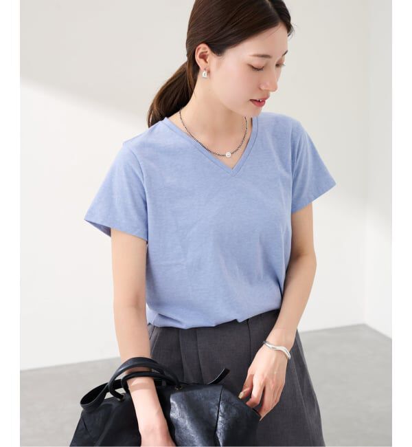 FRAMeWORK「TCR-V/N-Tee」|Tシャツ・カットソー|ブルー A