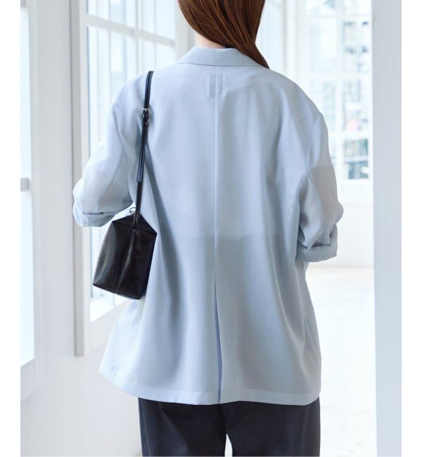 U by SPICK&SPAN「《追加予約》シアーオーバージャケット」|テーラードジャケット|