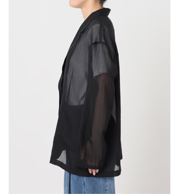 U by SPICK&SPAN「《追加予約》シアーオーバージャケット」|テーラードジャケット|