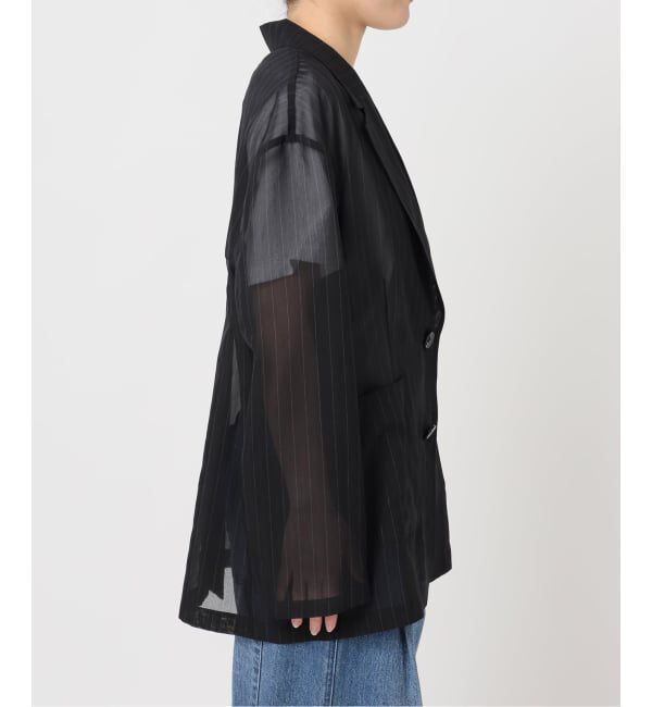 U by SPICK&SPAN「《追加予約》シアーオーバージャケット」|テーラードジャケット|