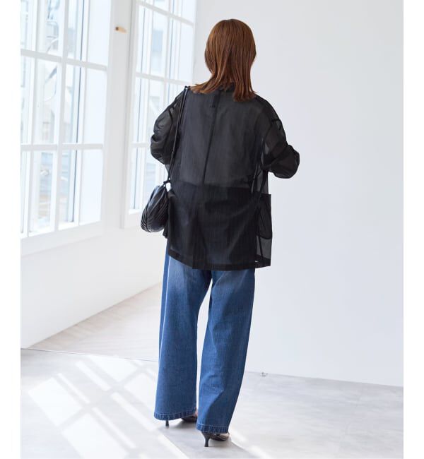 U by SPICK&SPAN「《追加予約》シアーオーバージャケット」|テーラードジャケット|