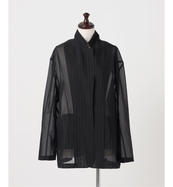 U by SPICK&SPAN「《追加予約》シアーオーバージャケット」|テーラードジャケット|