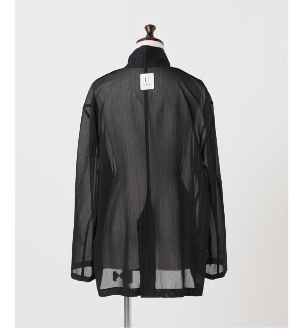 U by SPICK&SPAN「《追加予約》シアーオーバージャケット」|テーラードジャケット|