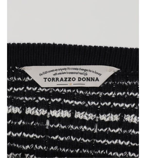  「【洗える】TORRAZZO DONNA/トラッゾドンナ ツィードコットンベスト」|ベスト・ジレ|