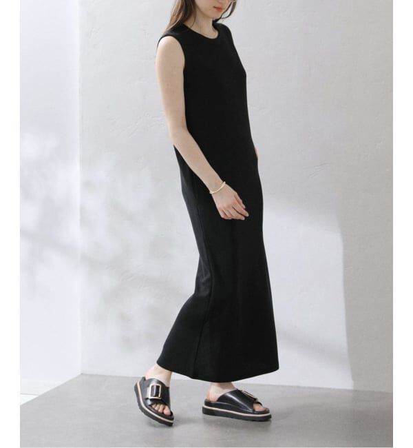  「【洗える】Munich/ミューニック リネンライクダブルフェイスワンピース」|ワンピース|