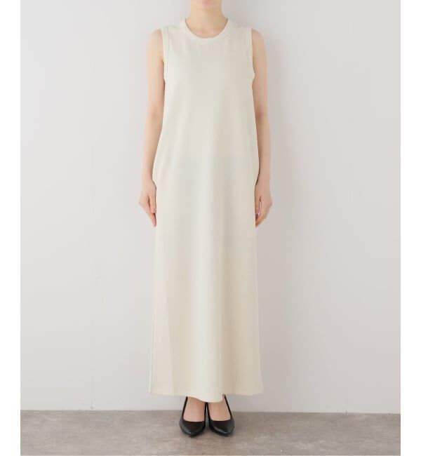  「【洗える】Munich/ミューニック リネンライクダブルフェイスワンピース」|ワンピース|