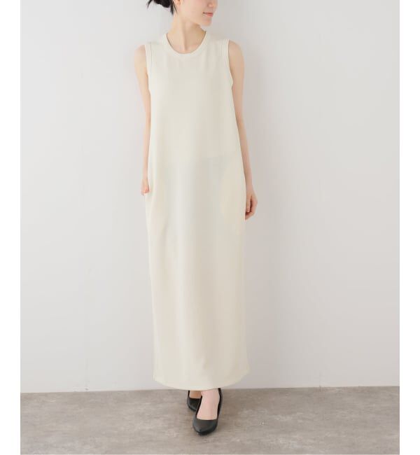  「【洗える】Munich/ミューニック リネンライクダブルフェイスワンピース」|ワンピース|