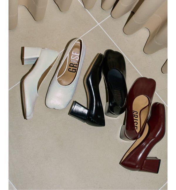 GRISE「GRISE6.5cmレザーCURVYパンプス」|パンプス|