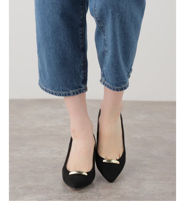  「6.5cmポインテッドメタルモチーフパンプス」|パンプス|