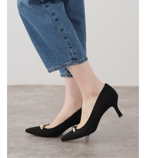  「6.5cmポインテッドメタルモチーフパンプス」|パンプス|