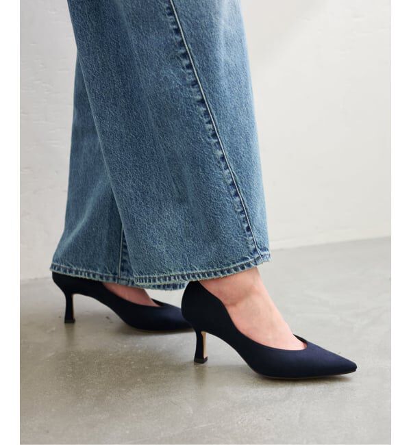  「《追加》7cmポインテッドニュアンスカットパンプス」|パンプス|
