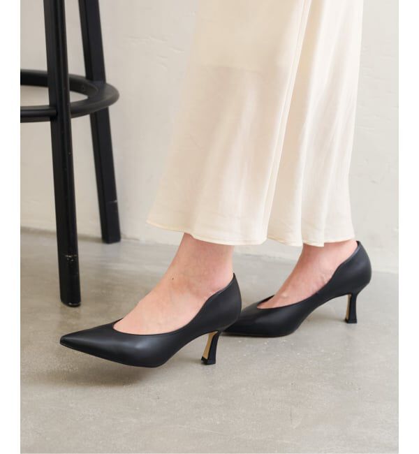  「《追加》7cmポインテッドニュアンスカットパンプス」|パンプス|