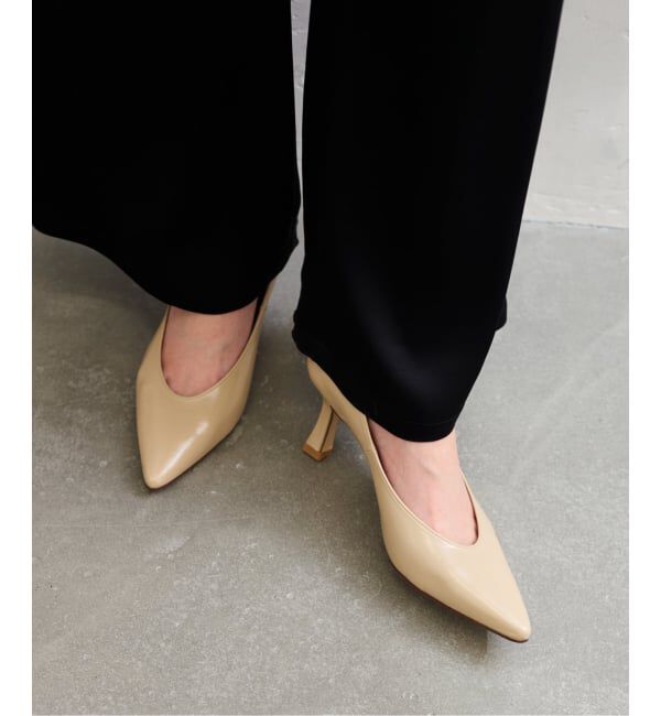  「《追加》7cmポインテッドニュアンスカットパンプス」|パンプス|