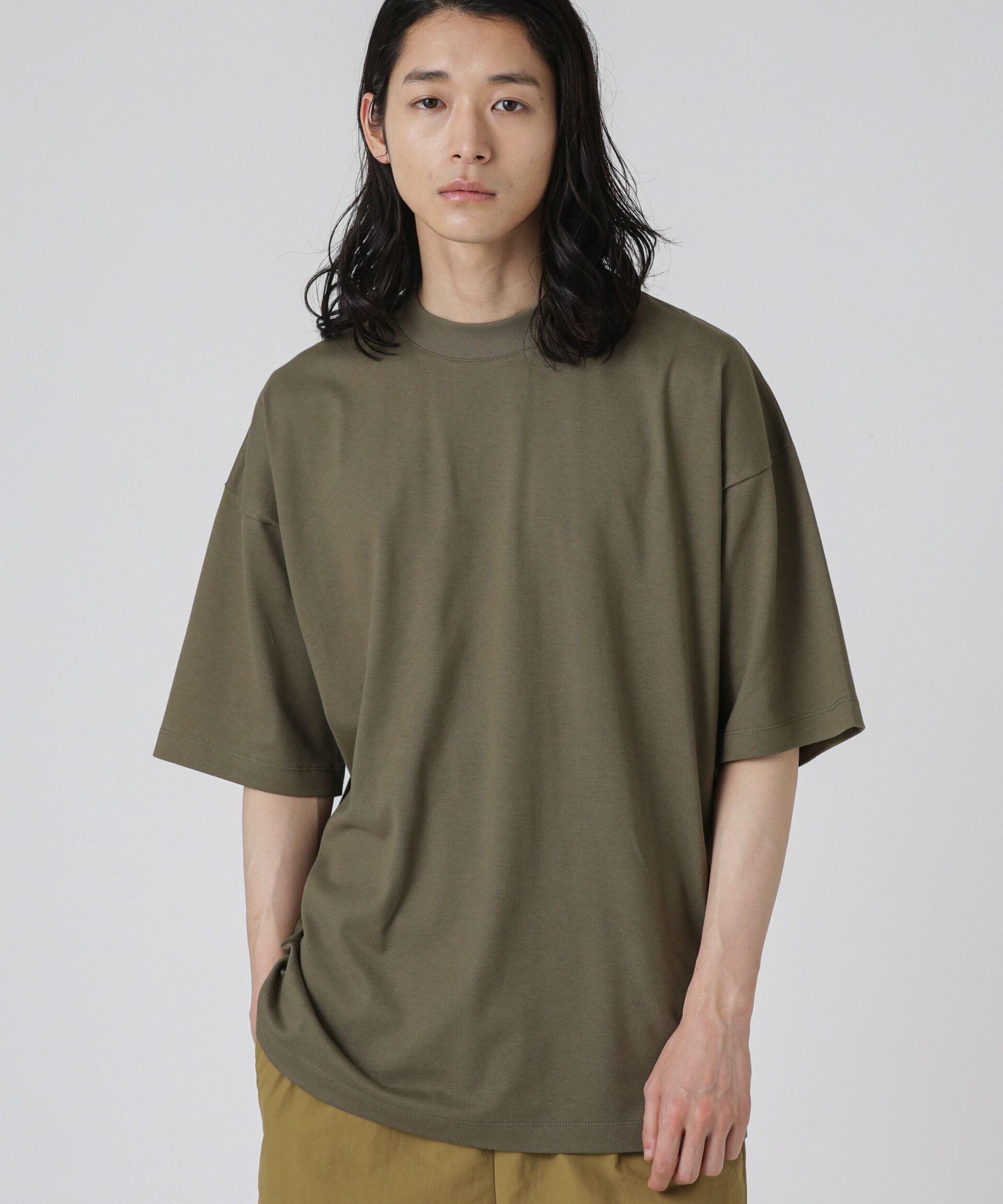 nano･universe「Anti Soaked 汗染み防止 クルービッグTシャツ」|Tシャツ・カットソー|