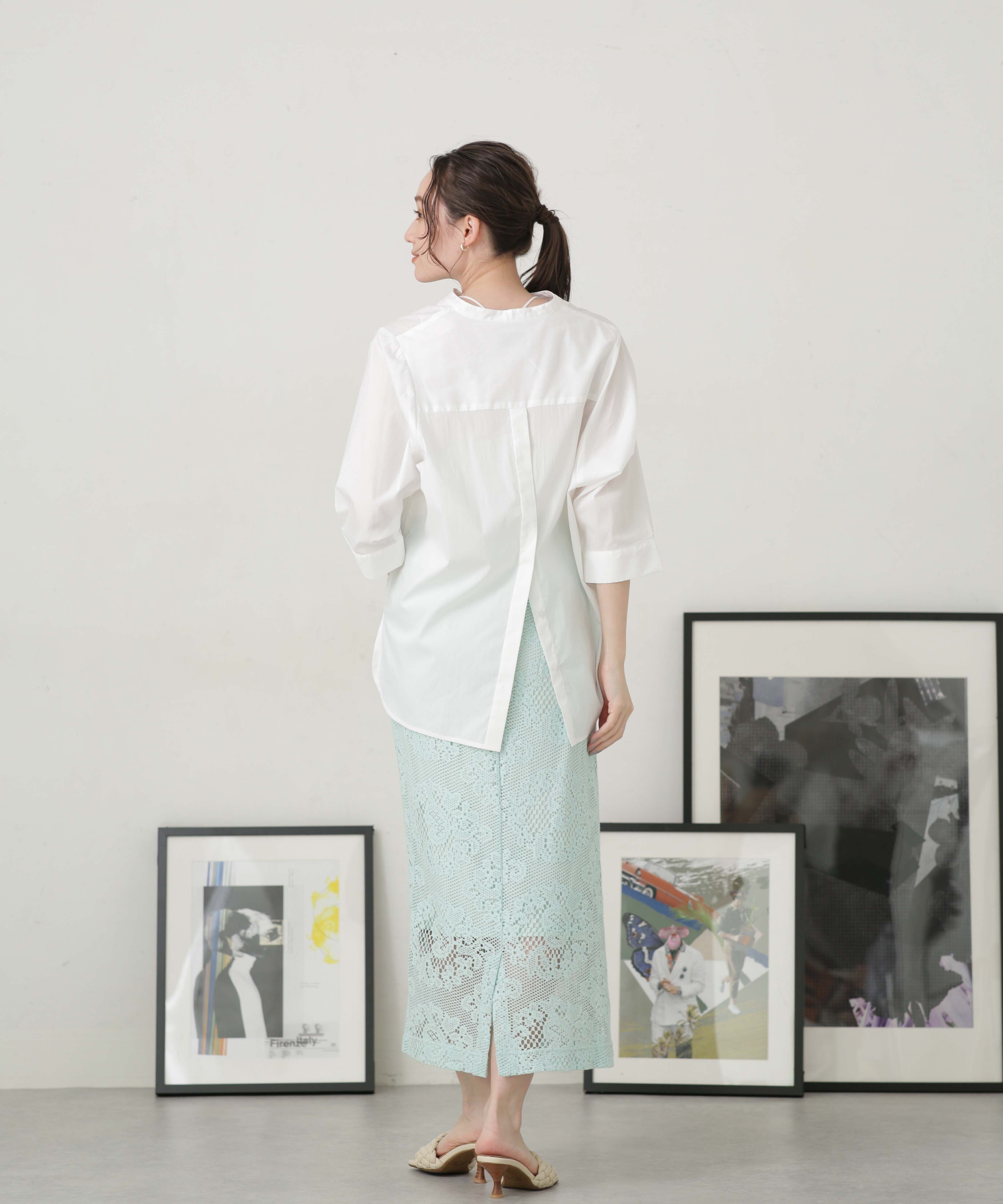 nano･universe「LB.04/レースタイトスカート」|スカート|