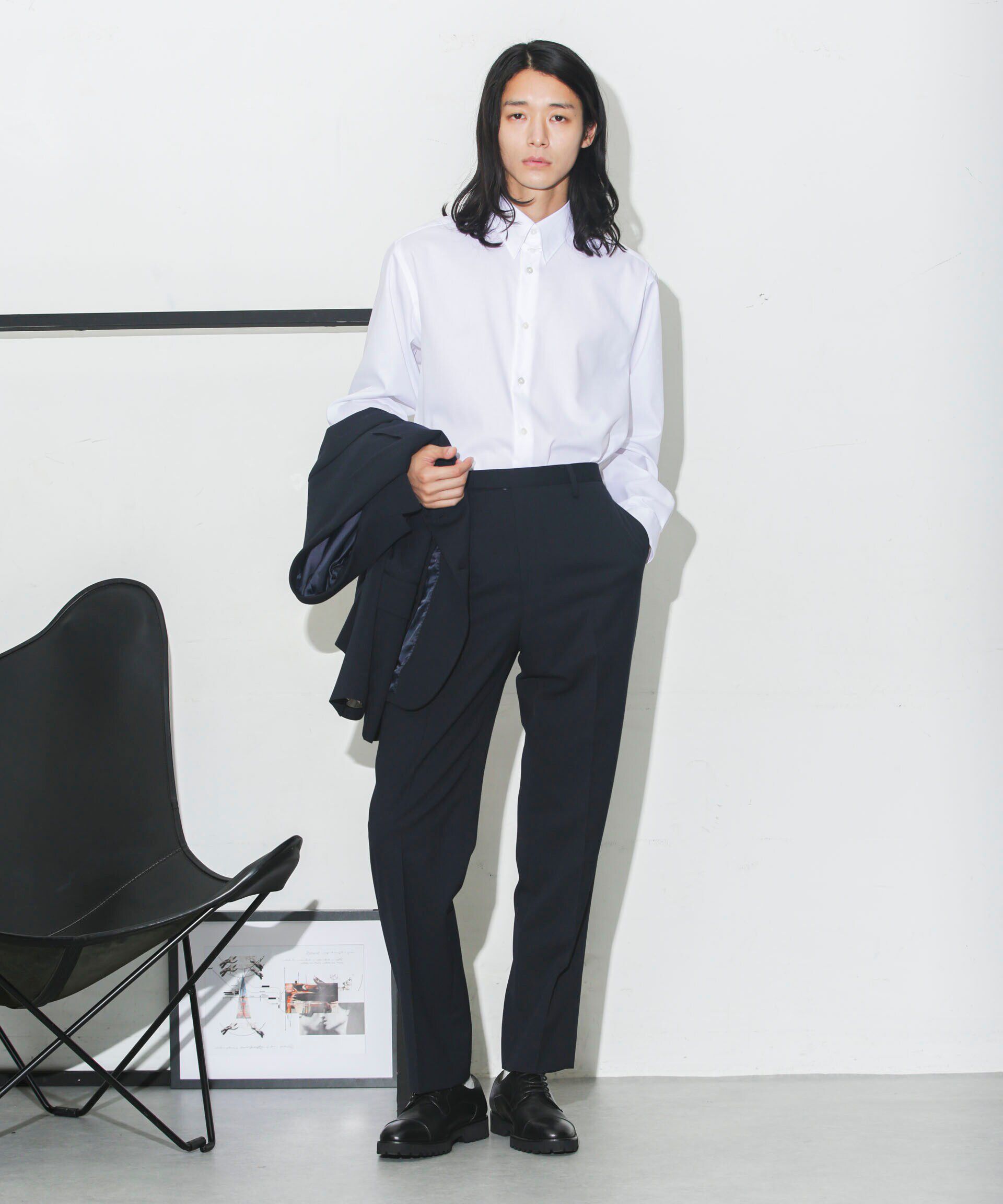 nano･universe「｢ESSENTIAL LINE｣タブカラーシャツ」|シャツ・ブラウス|