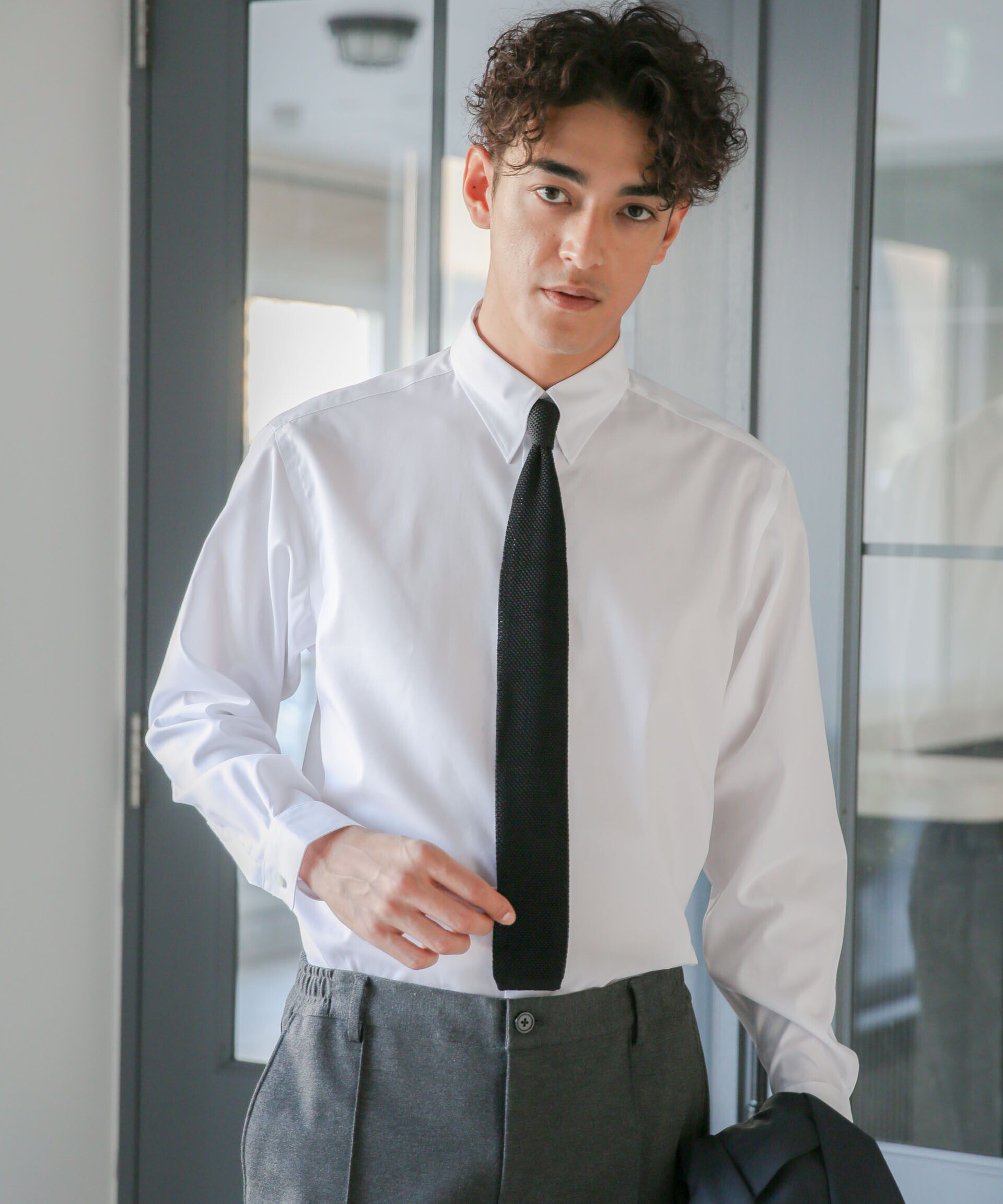 nano･universe「｢ESSENTIAL LINE｣タブカラーシャツ」|シャツ・ブラウス|