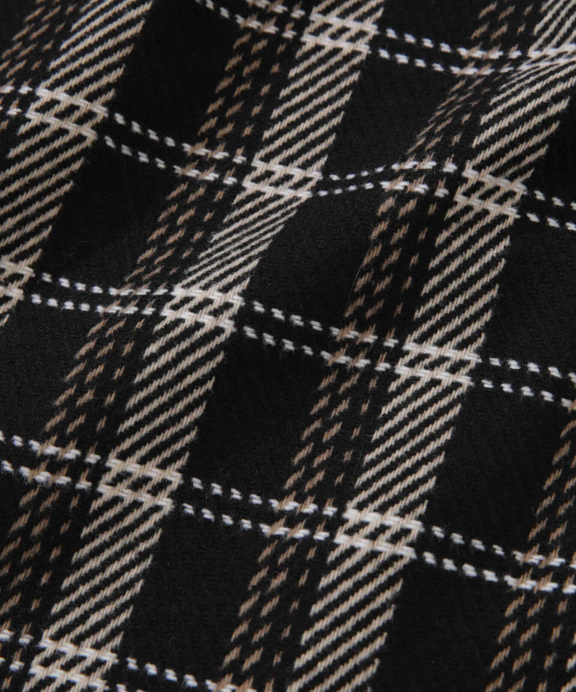 nano･universe「ビッグチェックVネックワンピース」|ワンピース|