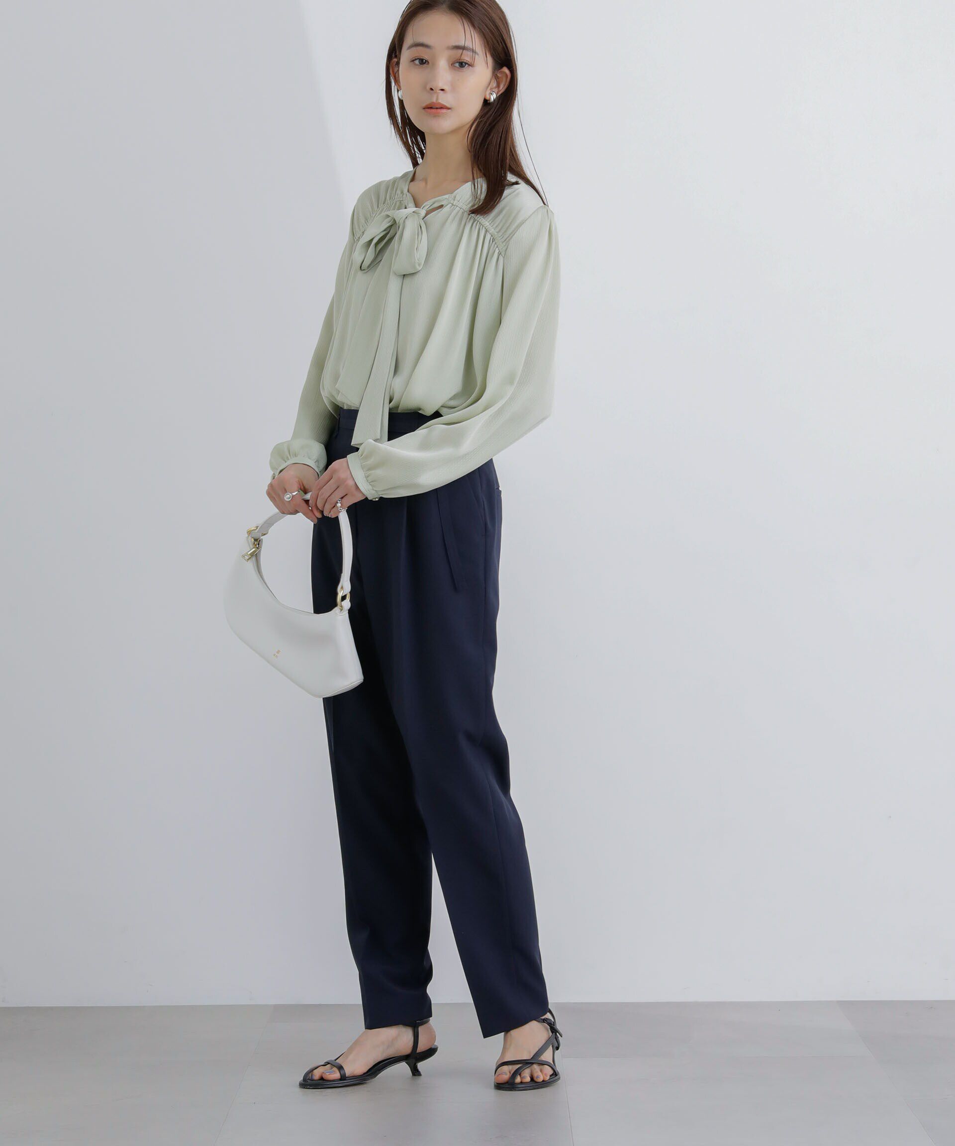 nano･universe「ﾗｲﾄﾌｧﾝｸｼｮﾝ ﾍﾞﾙﾄ付きﾀｯｸﾃｰﾊﾟｰﾄﾞﾊﾟﾝﾂ(ｾｯ  」|スラックス|