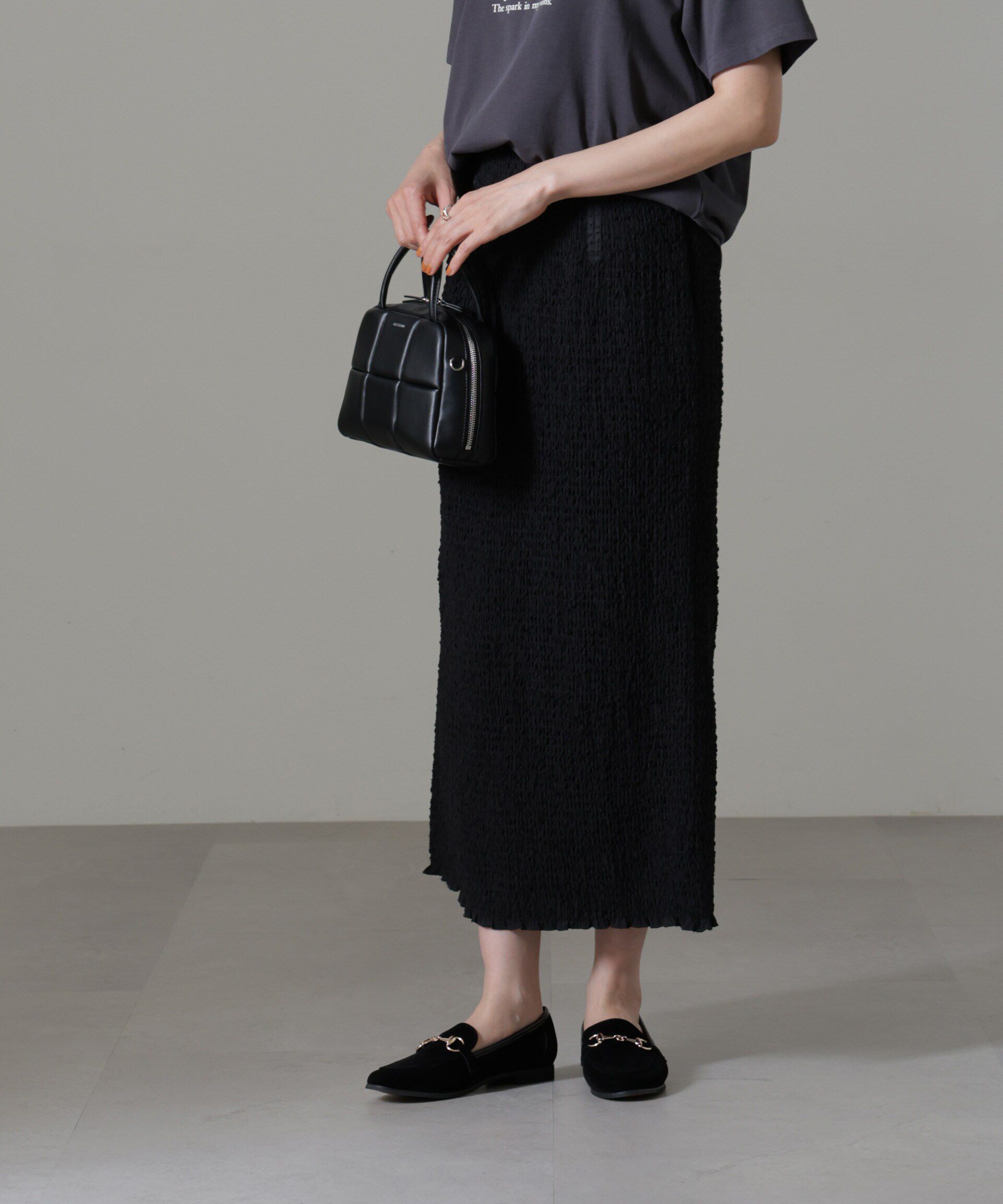 nano･universe「ファンシーシャーリングスカート(セットアップ可)」|スカート|