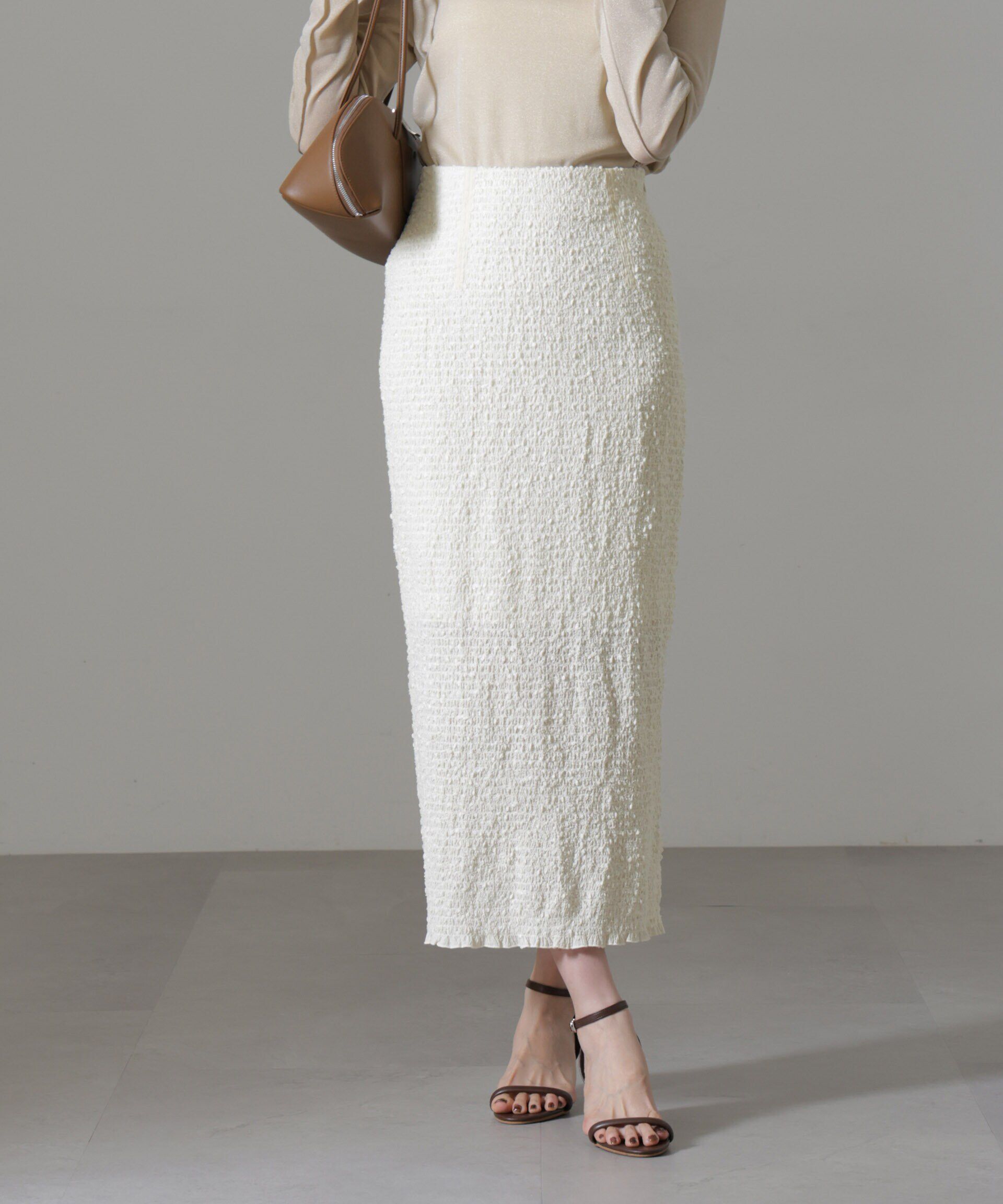 nano･universe「ファンシーシャーリングスカート(セットアップ可)」|スカート|