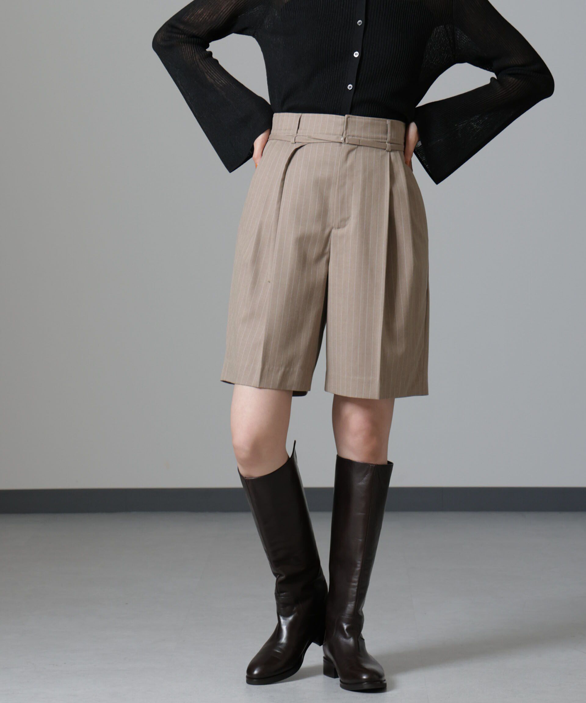 nano･universe「スーチングショートパンツ」|チノ|