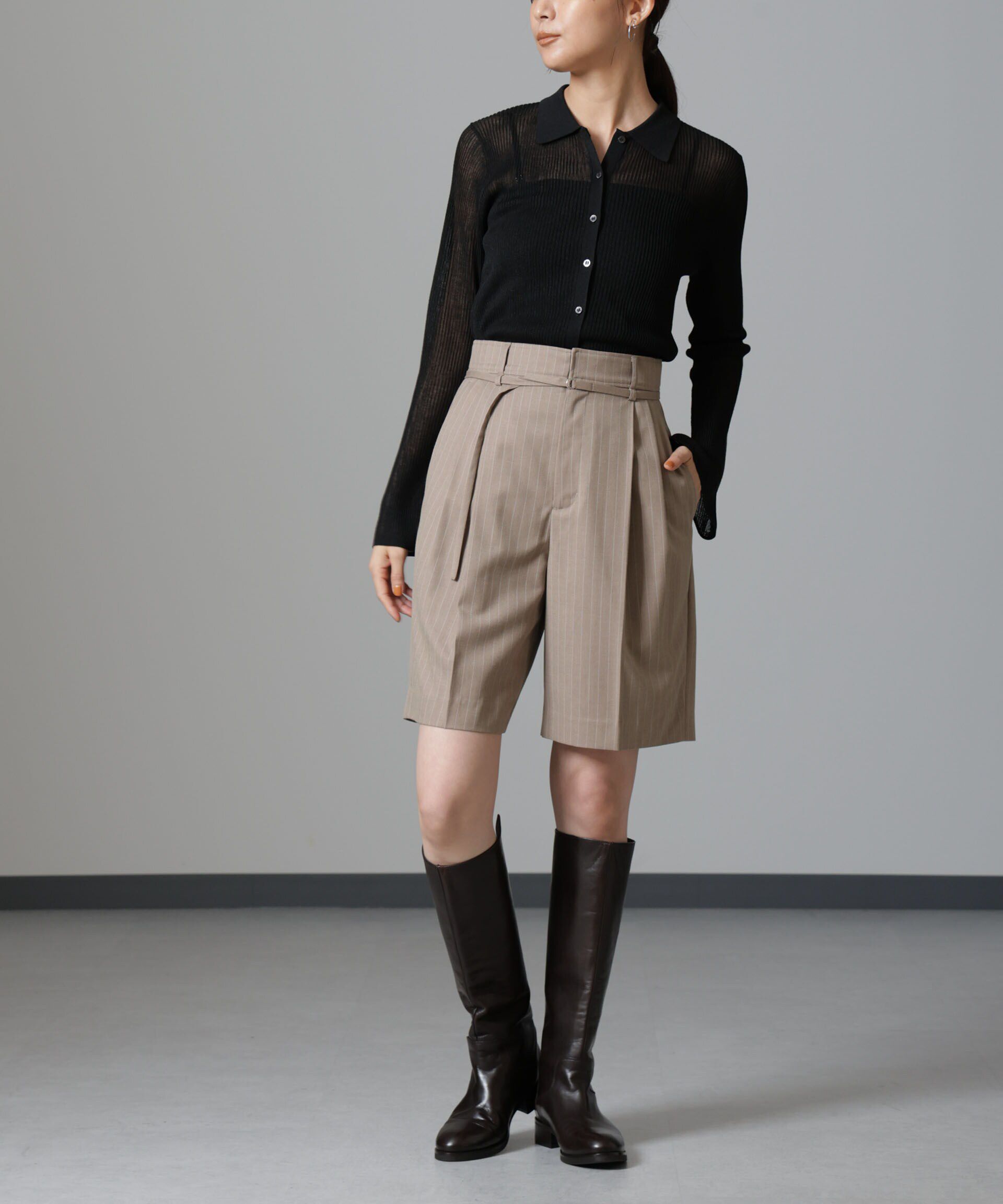 nano･universe「スーチングショートパンツ」|チノ|