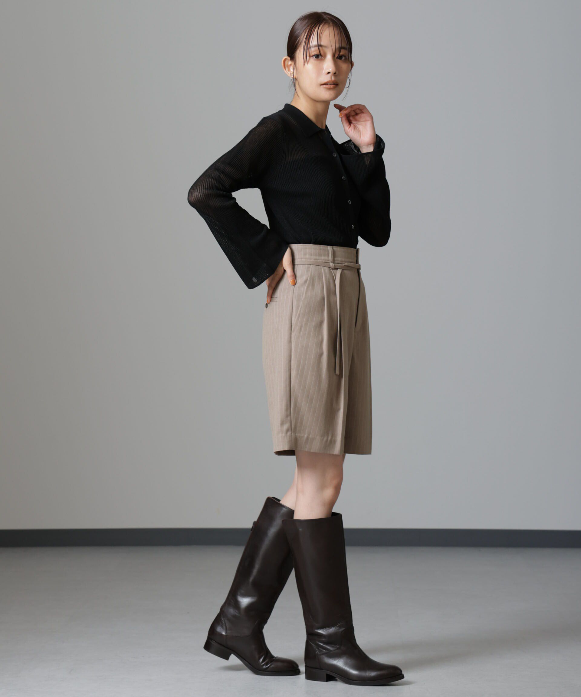 nano･universe「スーチングショートパンツ」|チノ|