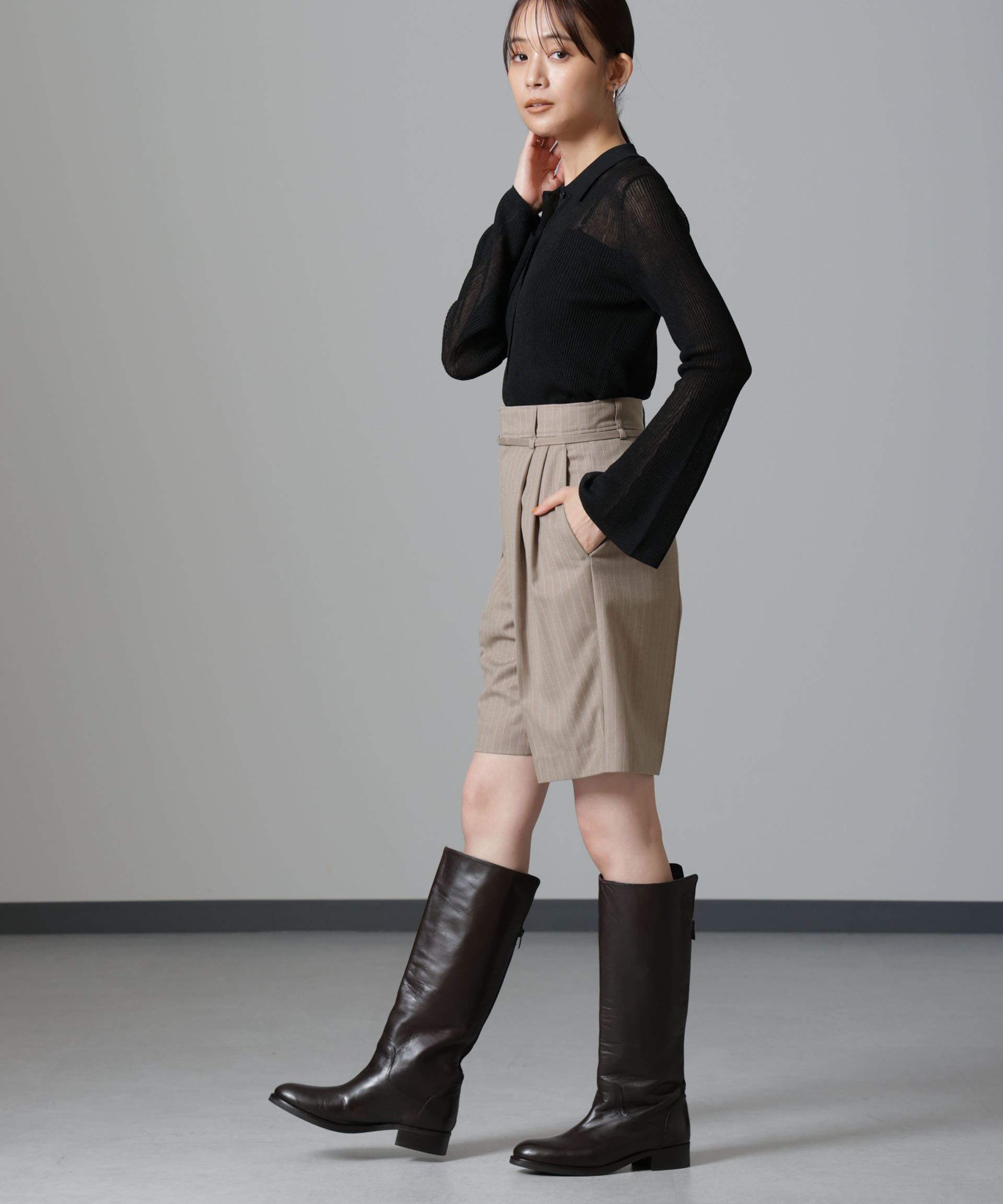 nano･universe「スーチングショートパンツ」|チノ|