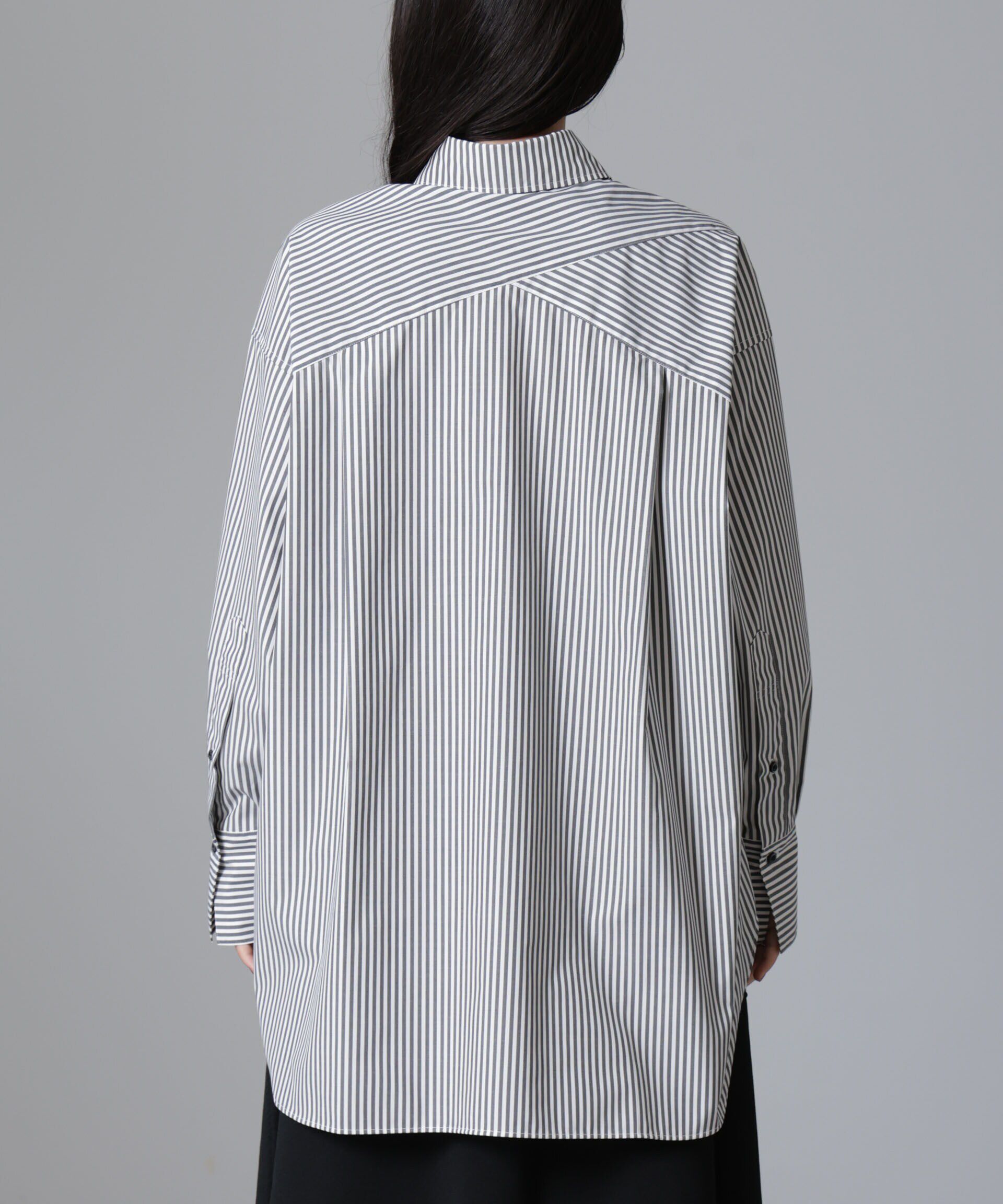 nano･universe「バッククロスオーバーシャツ」|シャツ・ブラウス|