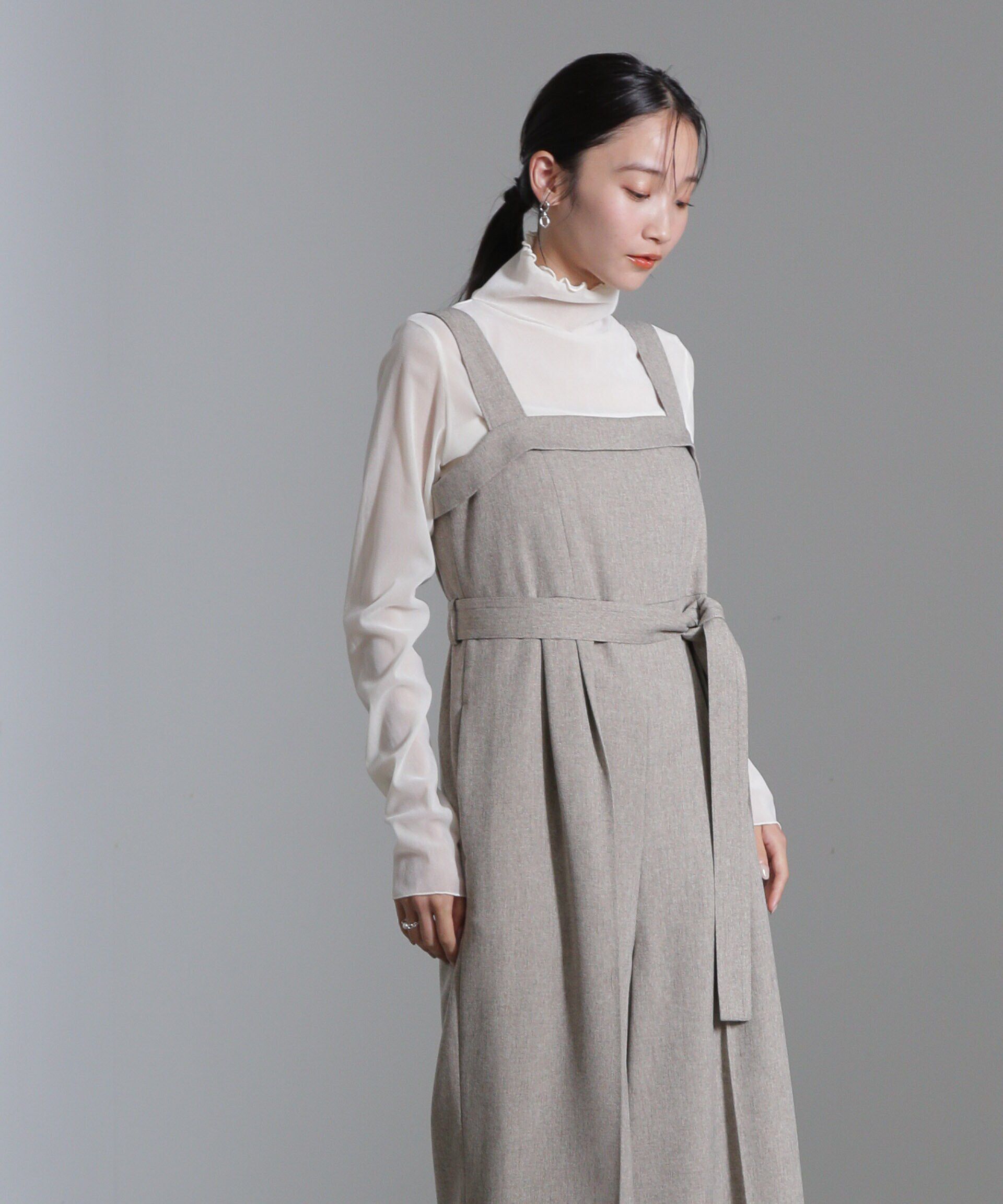 nano･universe「シャークスキンサロペット」|ワンピース|