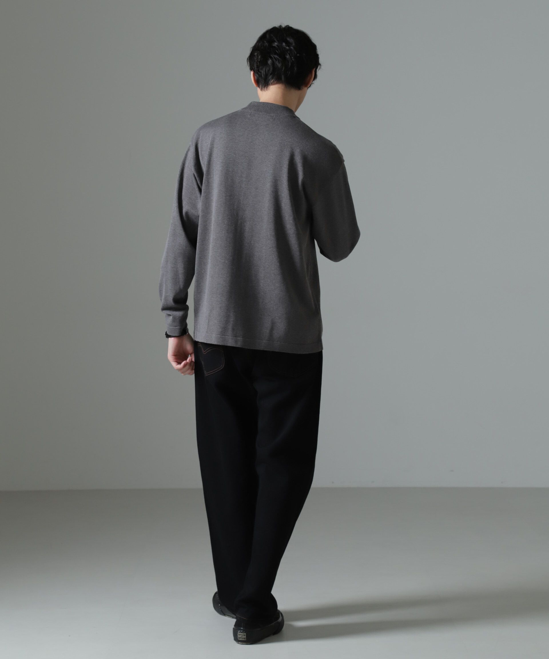 nano･universe「「タフニット」ジャケT 長袖」|ニット・セーター|