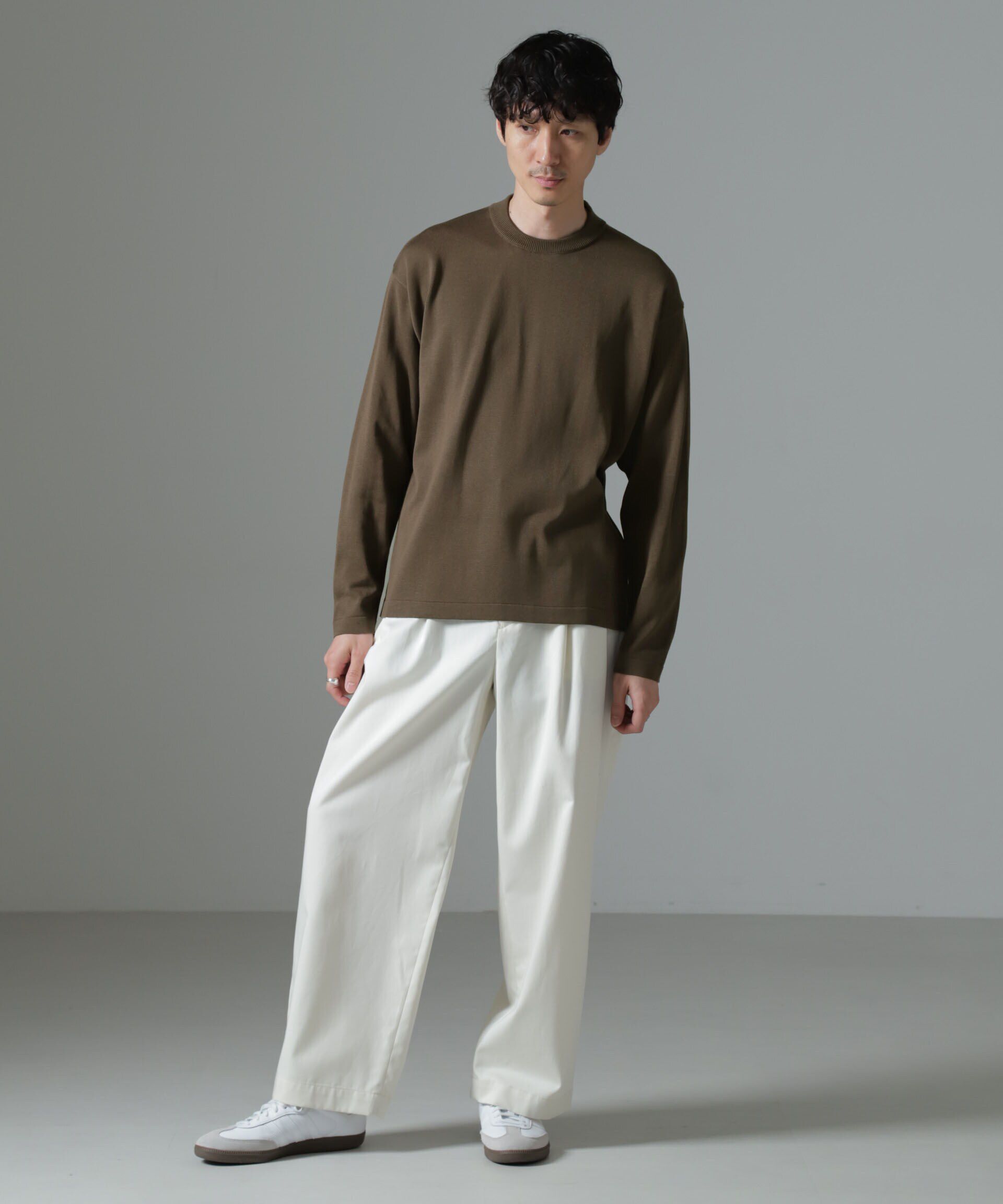 nano･universe「「タフニット」ジャケT 長袖」|ニット・セーター|