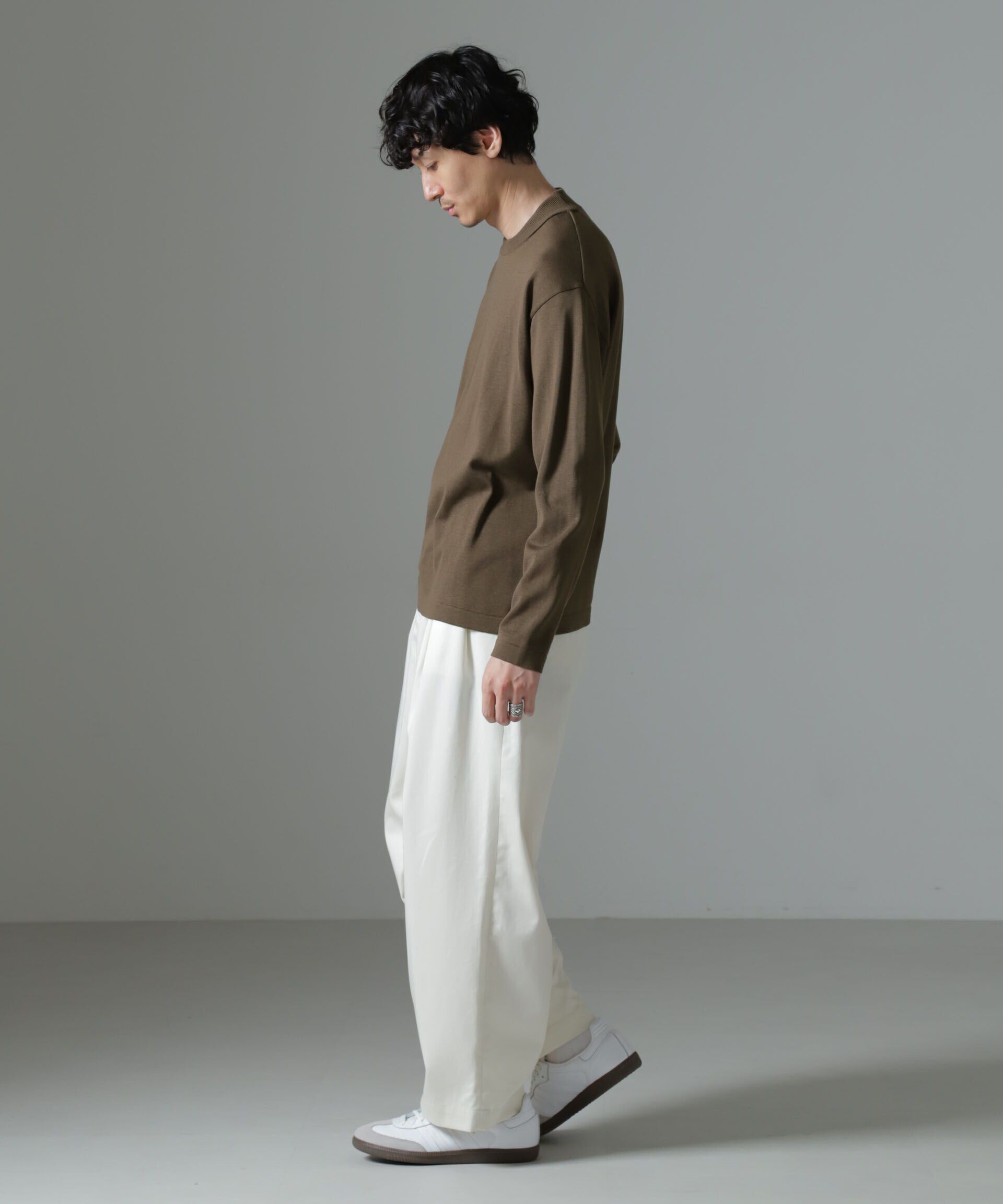 nano･universe「「タフニット」ジャケT 長袖」|ニット・セーター|