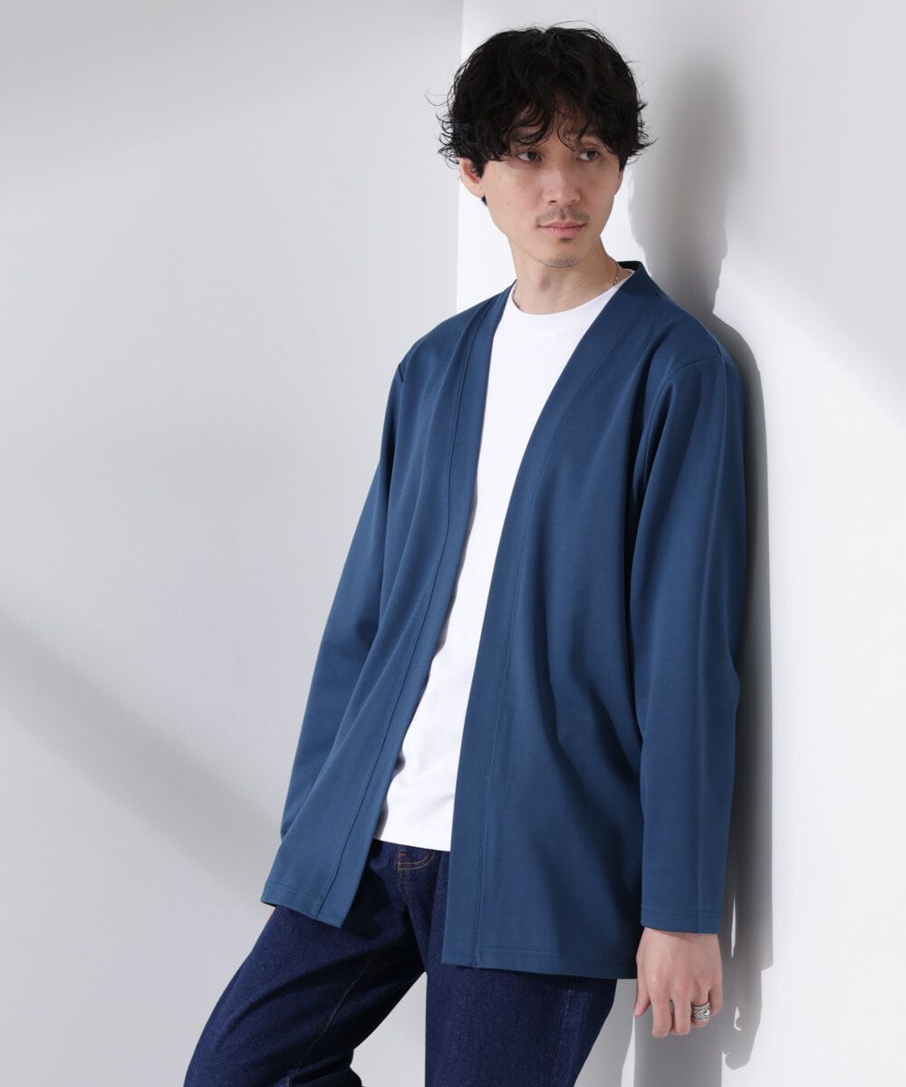 nano･universe「ダブルジャージー着流しカーディガン」|Tシャツ・カットソー|