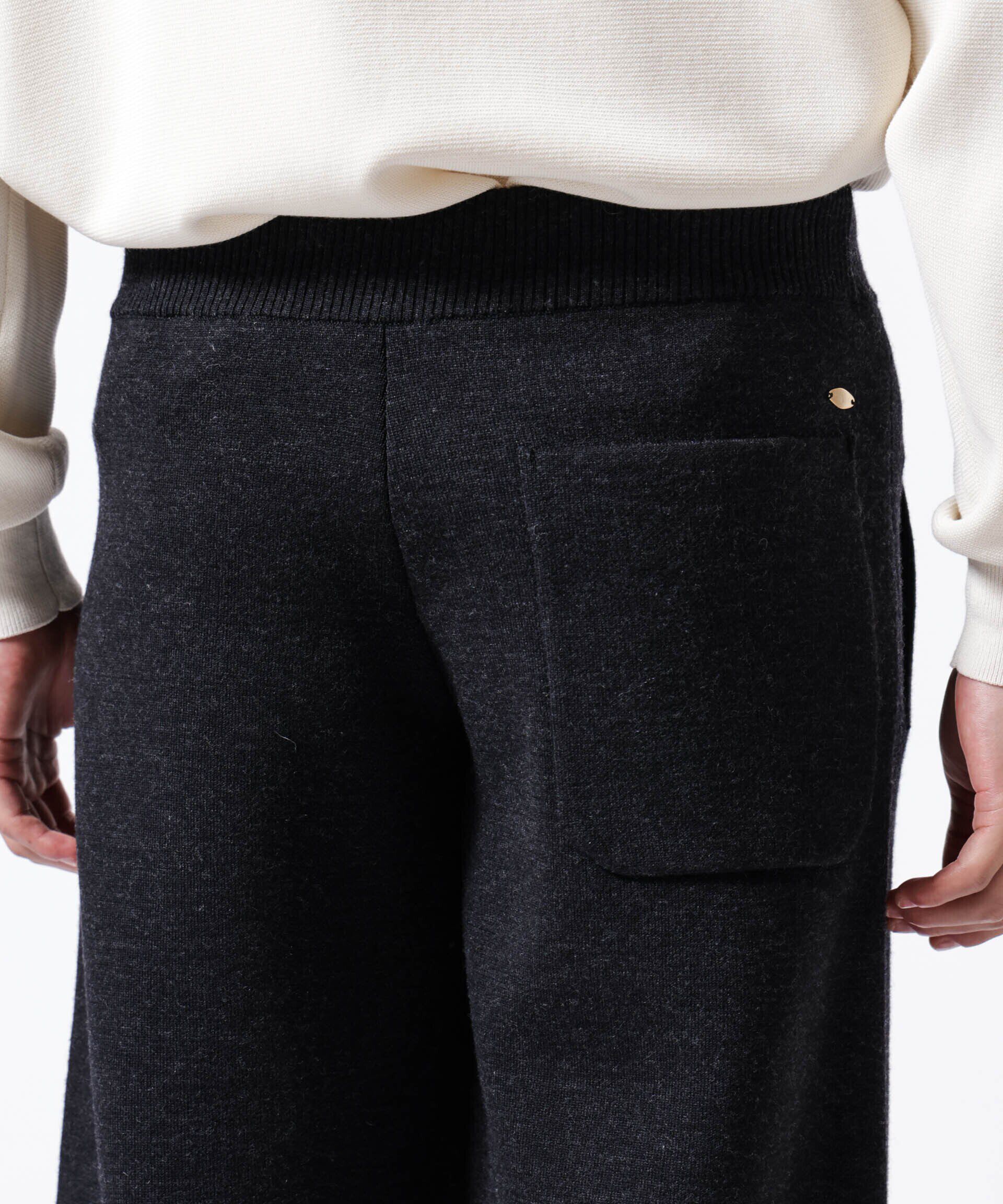 nano･universe「｢ASSEMBLANC｣接結ウールニットパンツ」|ニット・セーター|