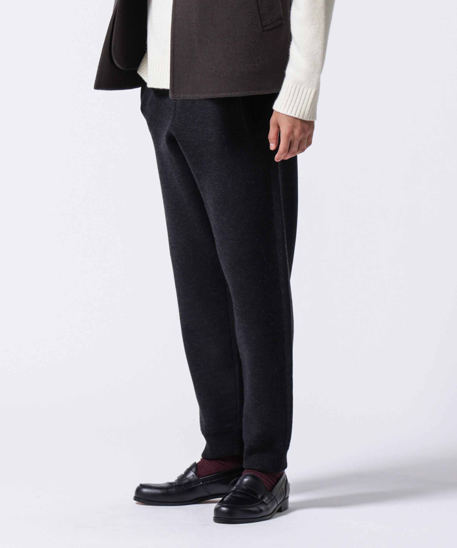 nano･universe「｢ASSEMBLANC｣接結ウールニットパンツ」|ニット・セーター|