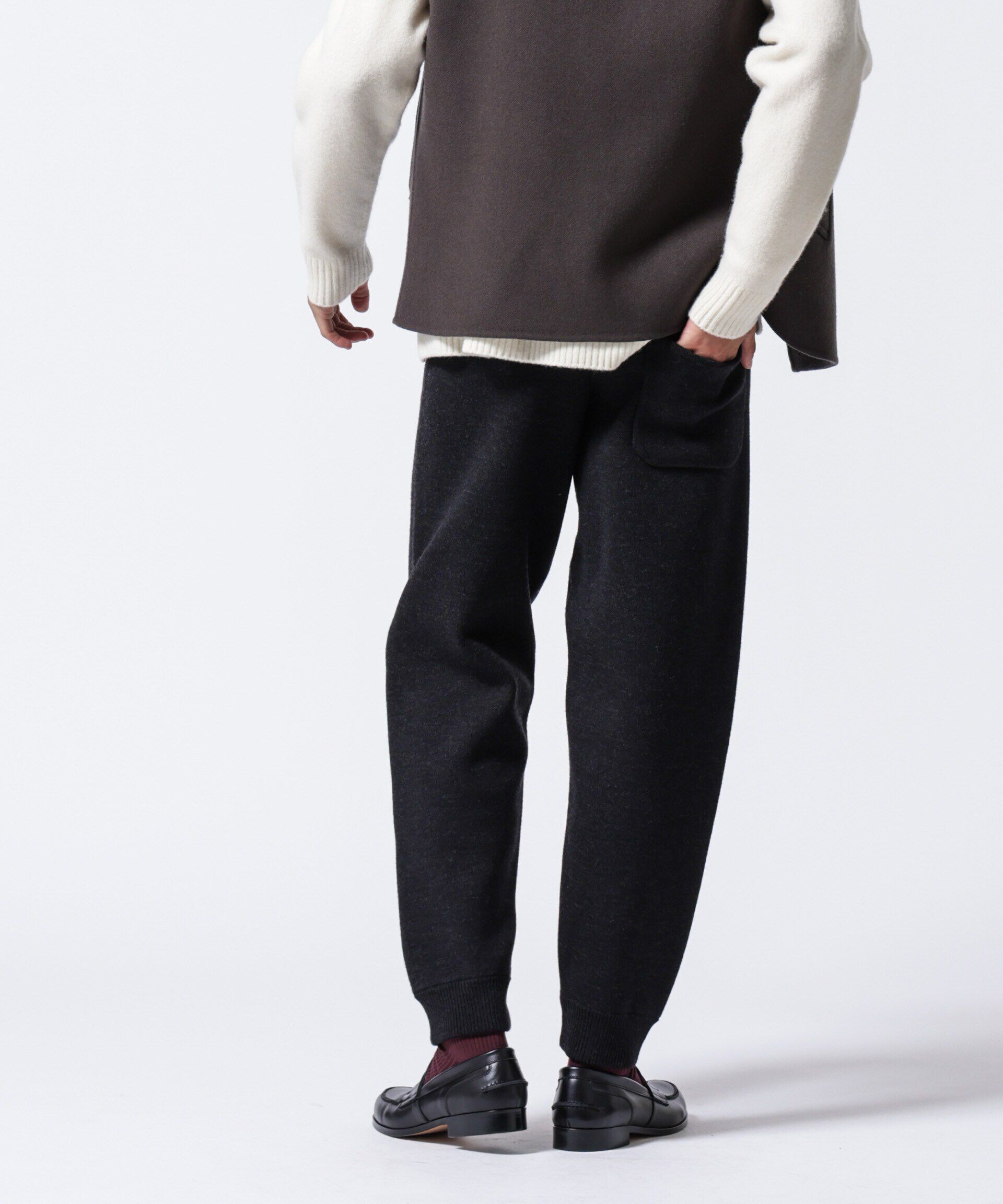 nano･universe「｢ASSEMBLANC｣接結ウールニットパンツ」|ニット・セーター|