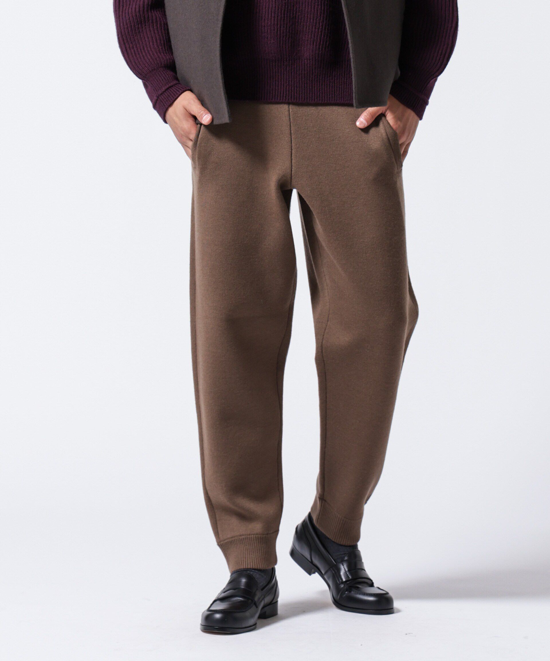 nano･universe「｢ASSEMBLANC｣接結ウールニットパンツ」|ニット・セーター|