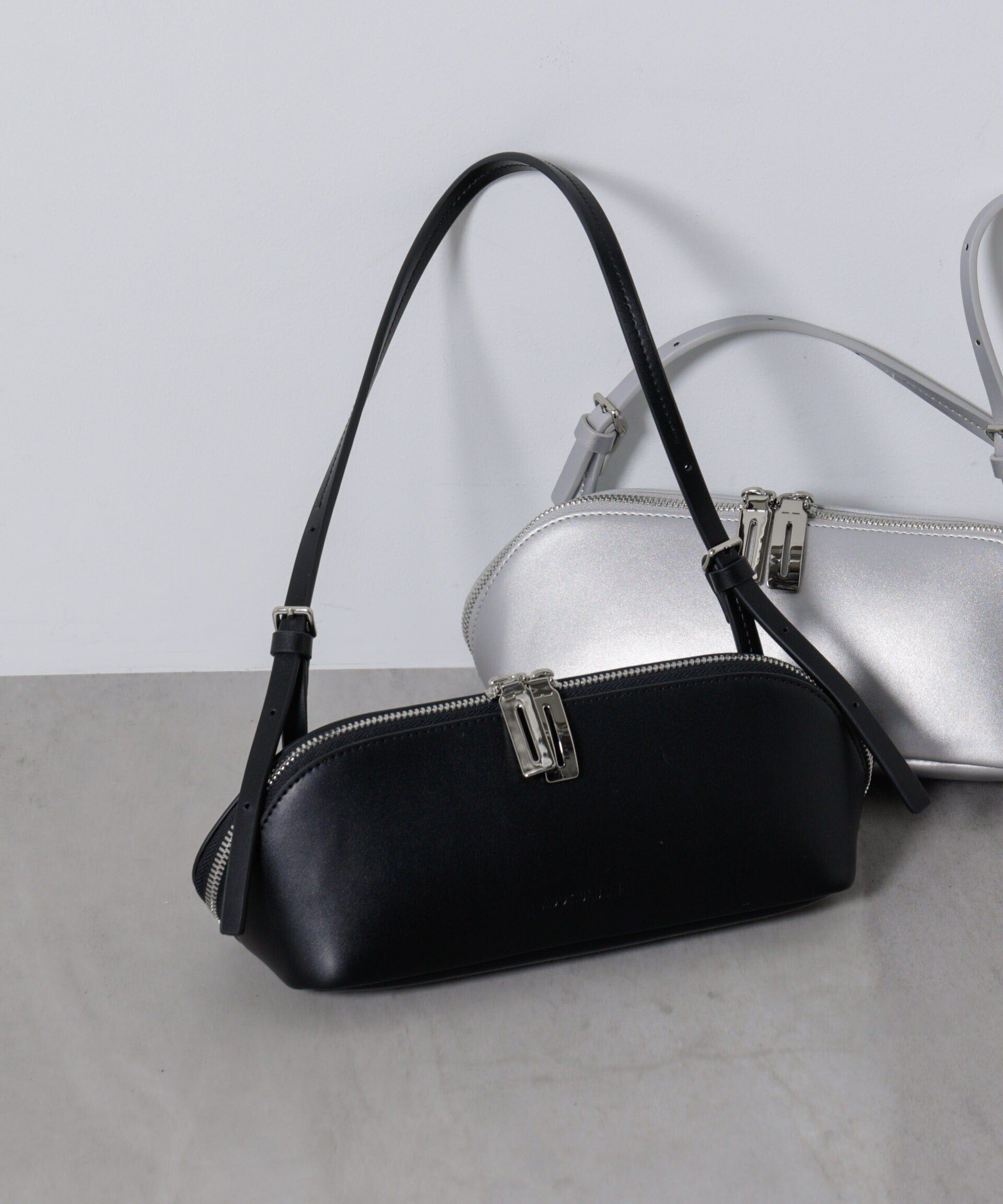 nano･universe「ADD CULUMN/FIGRE ONE SHLD S」|ショルダー・メッセンジャー|ブラック