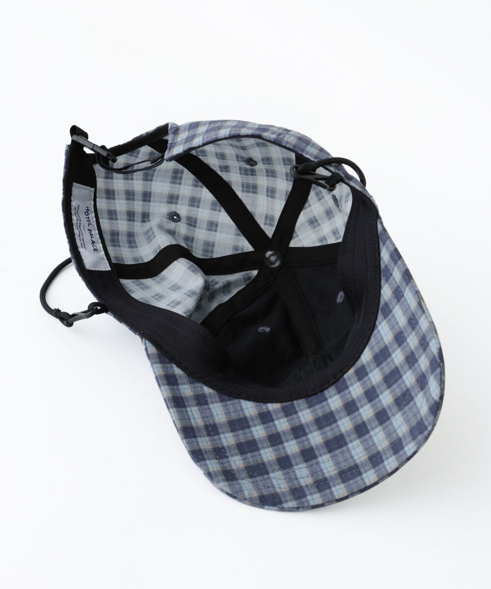 nano･universe「｢HOTEL PALACE｣ オテルパラス デジタルプリントチェックキャップ」|キャップ・キャスケット|