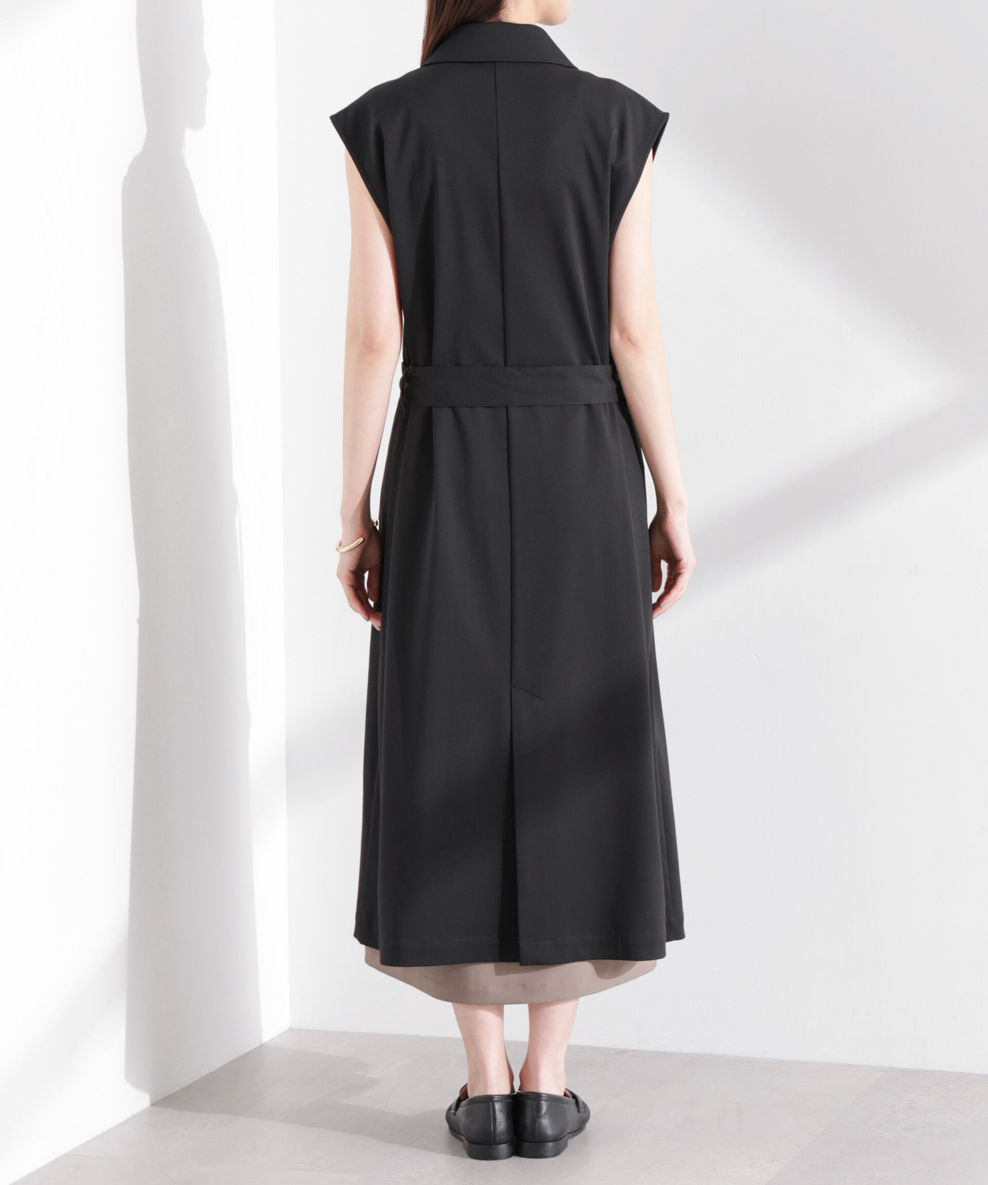 nano･universe「ダブルボタンロングジレ」|テーラードジャケット|