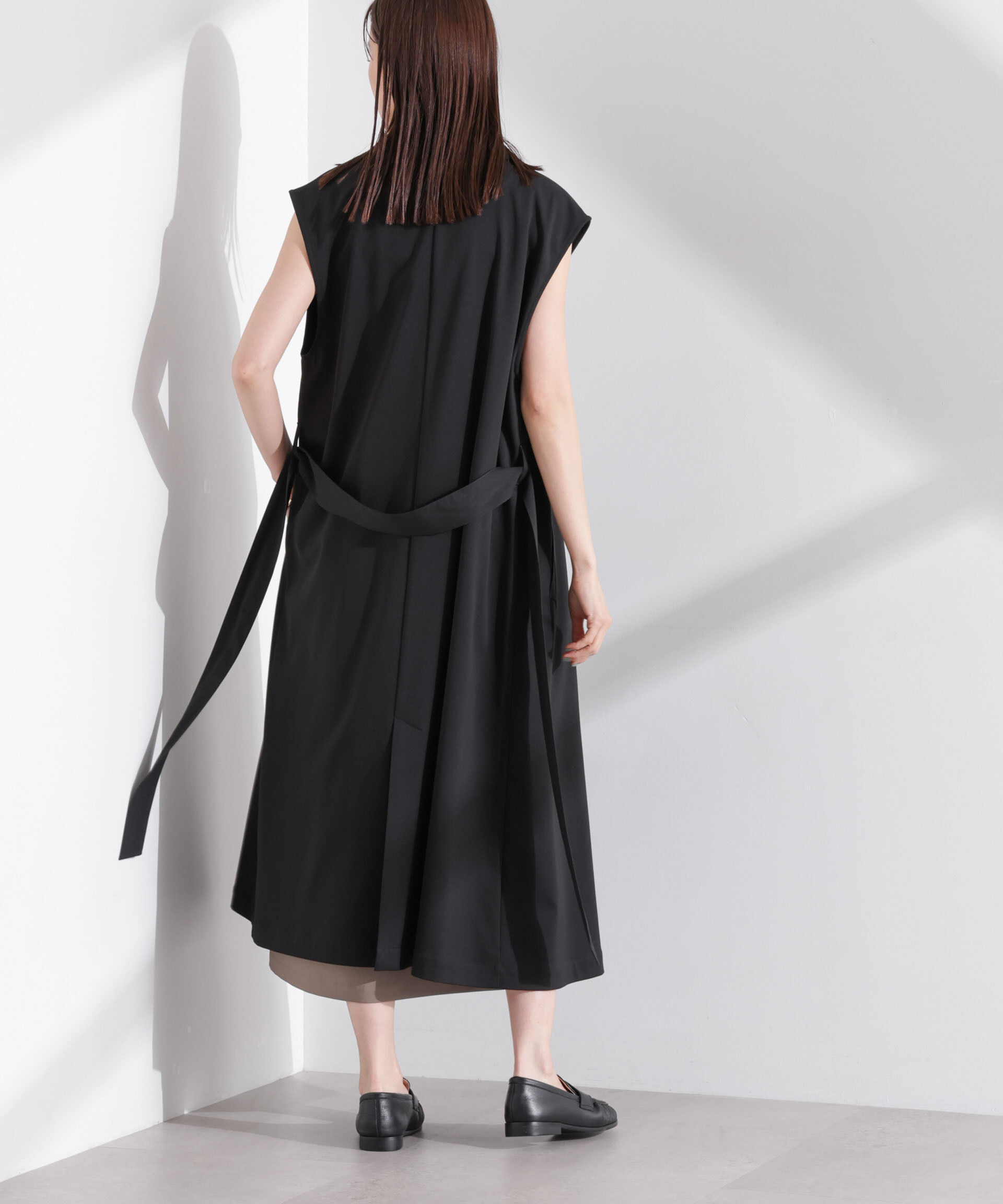 nano･universe「ダブルボタンロングジレ」|テーラードジャケット|